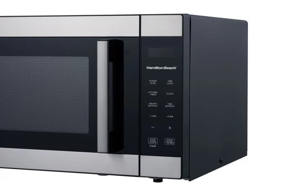Hamilton Beach 1.6 Cu ft Sensor Cook Countertop Microwave Oven in Stainless Steel, New