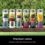 Ninja Blast 16 oz. Personal Portable Blender with Leak Proof Lid and Easy Sip Spout, Perfect for Smoothies, Black, BC100BK