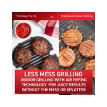 T-fal Easy Fry & Grill XL 2-in-1 Air Fryer Combo, 4.4 quart