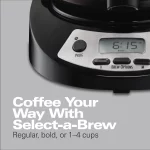 Hamilton Beach 14 Cup Programmable Coffee Maker, Black, 46295