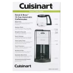 Cuisinart Grind & Brew™ 12 Cup Automatic Coffeemaker, Silver
