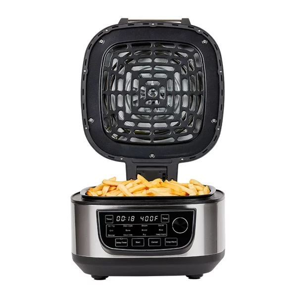 PowerXL Grill Air Fryer Combo Plus, Indoor Grill / Air Fryer, Stainless Steel