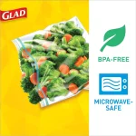 Glad Zipper Food Storage Freezer Bags, Gallon Size, 20 Count