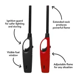 Ozark Trail Multipurpose BBQ Lighter – Red and Black - 2 Pack