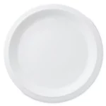 Great Value Everyday Strong, Soak Proof, Microwave Safe, Disposable Paper Plates, 10", White, 100 Count
