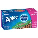 Ziploc® Brand Snack Bags, 90 Count