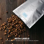 Wattne 150 Pack Mylar Bags for Food Storage with Oxygen Absorbers, Large Mylar Bags 1 Gallon 10x14, 7x11, 6x9, 4x6 (Silver)