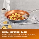 10- Piece Aluminum Ti-Ceramic Nonstick Coating Cookware Set with Utensils