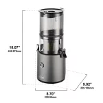 Effortless Batch Juicer, in Gray