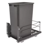 50 qt. Pantry Organizer Pull-Out Waste Container Soft-Close, Gray