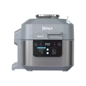 Speedi Rapid Grey 24-Cup Steam Cooker and Air Fryer with 12 in 1 Functionality SF301