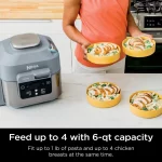Speedi Rapid Grey 24-Cup Steam Cooker and Air Fryer with 12 in 1 Functionality SF301