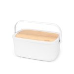 Nic Light Gray Bread Box