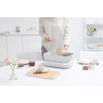 Nic Light Gray Bread Box