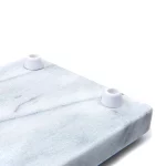 8 in. W x 5 in. D Marble Cheese Board with Slicer