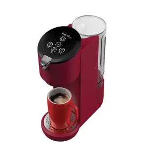 40 oz. Solo Single Cup Maroon Drip Coffee Maker with Water Tank Capacity