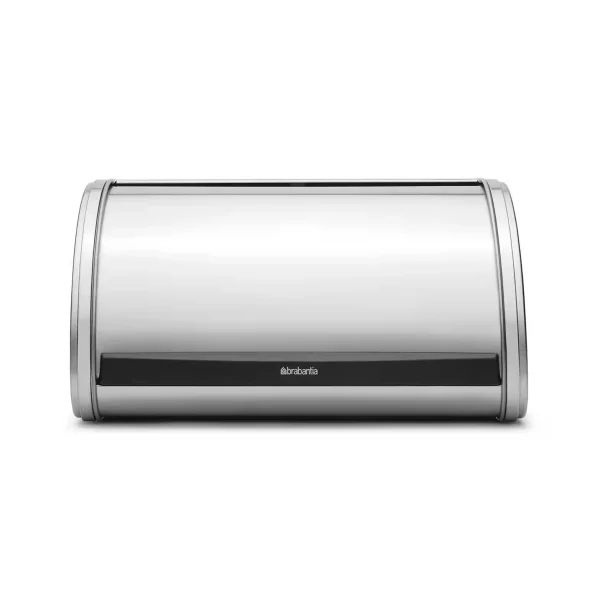 Roll Top Medium Matte Steel Bread Box