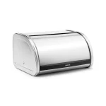 Roll Top Medium Matte Steel Bread Box