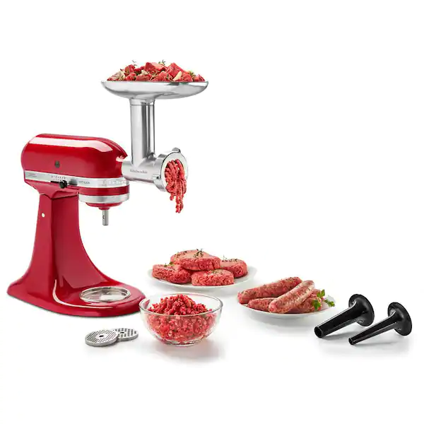 Metal Food Grinder Attachment for KitchenAid Stand Mixer