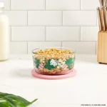 6-piece Glass Food Storage Set: Hello Kitty, Fern