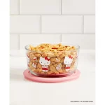 6-piece Glass Food Storage Set: Hello Kitty My Favorite Flavor