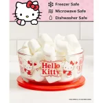 6-piece Glass Food Storage Set: Hello Kitty My Favorite Flavor