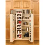 57 in. H x 12 in. W x 7.5 in. D Wood Swing-Out Cabinet Pantry Kit