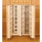 57 in. H x 12 in. W x 7.5 in. D Wood Swing-Out Cabinet Pantry Kit