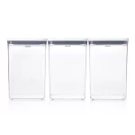 Good Grips 4.4 qt. Large POP Food Storage Container with Airtight Lid and Scoops (3-Pack)