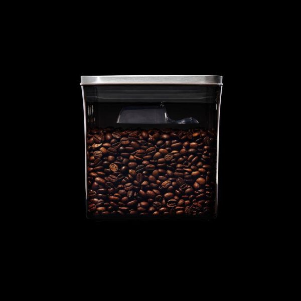 Good Grips 1.7 qt. Short Rectangle Steel POP Food Storage Container with Airtight Lid and Scoop