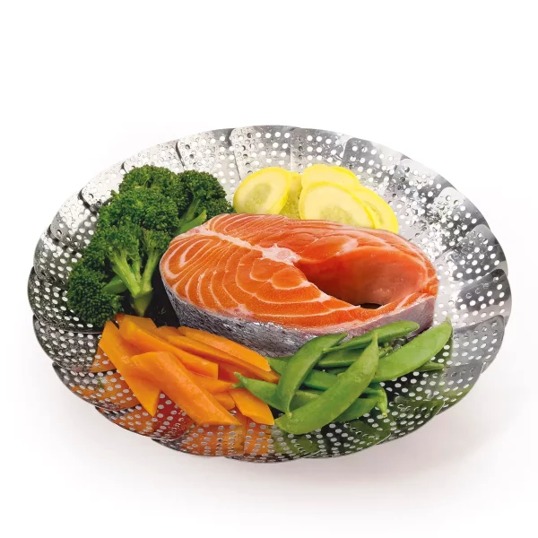 Good Grips Stainless Steel Steamer with Extendable Handle