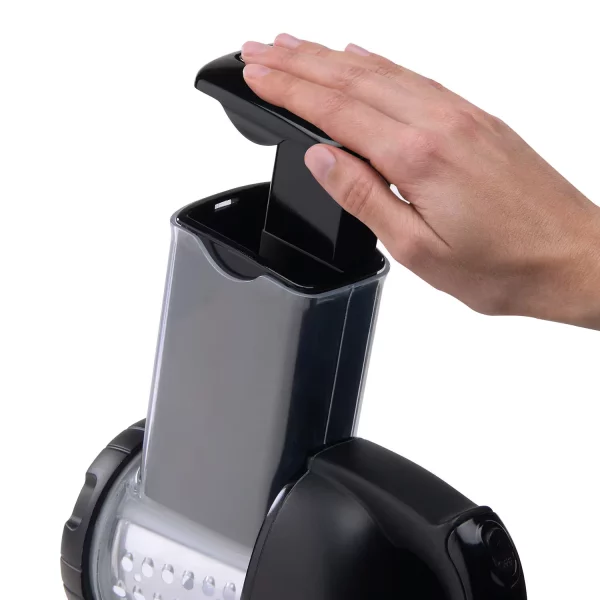 Professional Saladshooter 114 W Black Electric Food Slicer and Food Shredder