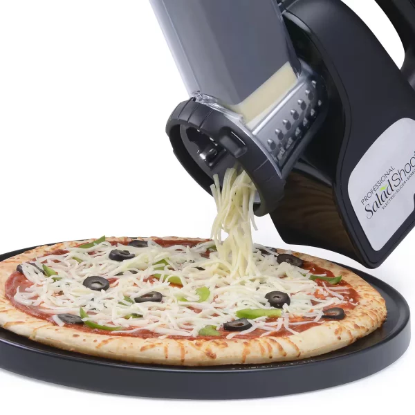 Professional Saladshooter 114 W Black Electric Food Slicer and Food Shredder