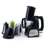 Professional Saladshooter 114 W Black Electric Food Slicer and Food Shredder