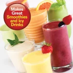 14 oz. Red Single Speed Single Serve Blender with Plastic Jar