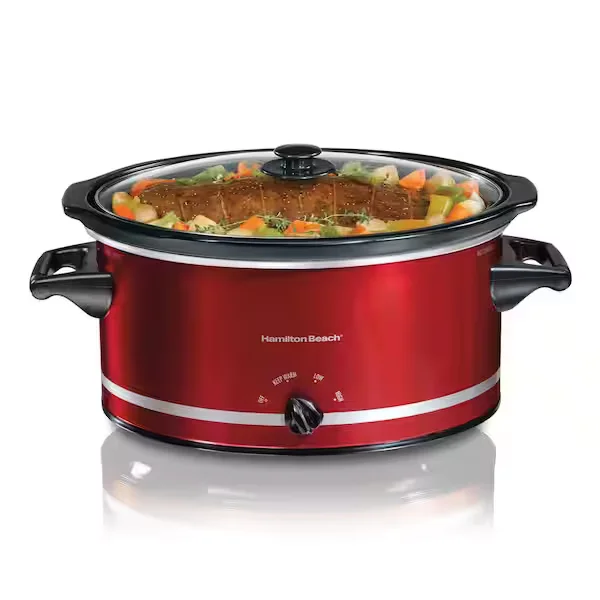 8 Qt. Red Slow Cooker