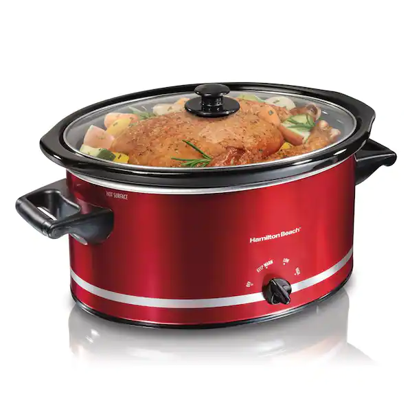 8 Qt. Red Slow Cooker