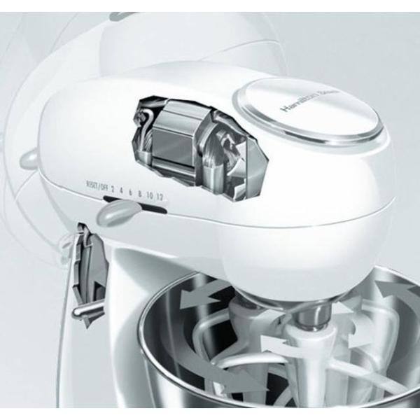 Eclectrics 4.5 Qt. 12-Speed Red All-Metal Stand Mixer