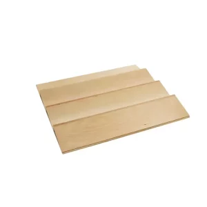 1.5 in. H x 22 in. W x 19.75 in.3-Tier Wooden Spice Drawer Organizer Insert, Maple