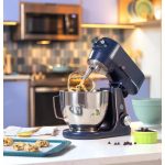 5.3 Qt. 7-Speed Sapphire Blue Stand Mixer with Coated Flat Beater, Coated Dough Hook, Wire Whisk, and Pouring Shield