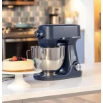 5.3 Qt. 7-Speed Sapphire Blue Stand Mixer with Coated Flat Beater, Coated Dough Hook, Wire Whisk, and Pouring Shield