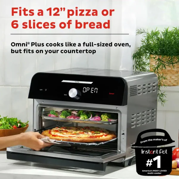 18L Omni Plus Air Fry Oven Stainless Steel