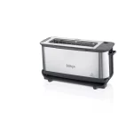 Foodi 2-in-1 Flip Toaster, 2-Slice Toaster, Compact Toaster Oven, Snack Maker, Reheat, Defrost, Stainless Steel, ST101