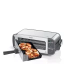 Foodi 2-in-1 Flip Toaster, 2-Slice Toaster, Compact Toaster Oven, Snack Maker, Reheat, Defrost, Stainless Steel, ST101