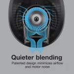 52 oz. 4-Speed Silver Countertop Blender