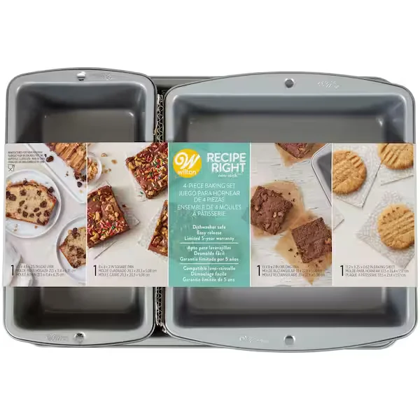 Recipe Right 4-Piece Bakeware Set