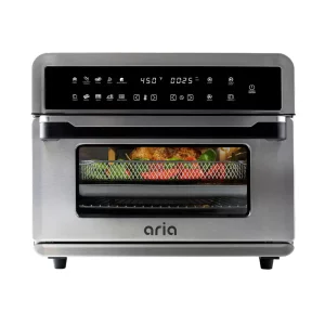 All-in-1 Premium 30 Qt. Stainless Steel Touchscreen Air Fryer Toaster Oven with Recipe Book