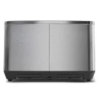 4-Slice Stainless Steel Wide Slot Toaster with 7 Shade Settings
