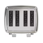 4-Slice Stainless Steel Wide Slot Toaster with 7 Shade Settings