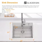 All-in-One Zero Radius Drop-in 18G Stainless Steel 30 in. 2-Hole Single Bowl Workstation Kitchen Sink, Pull-Down Faucet